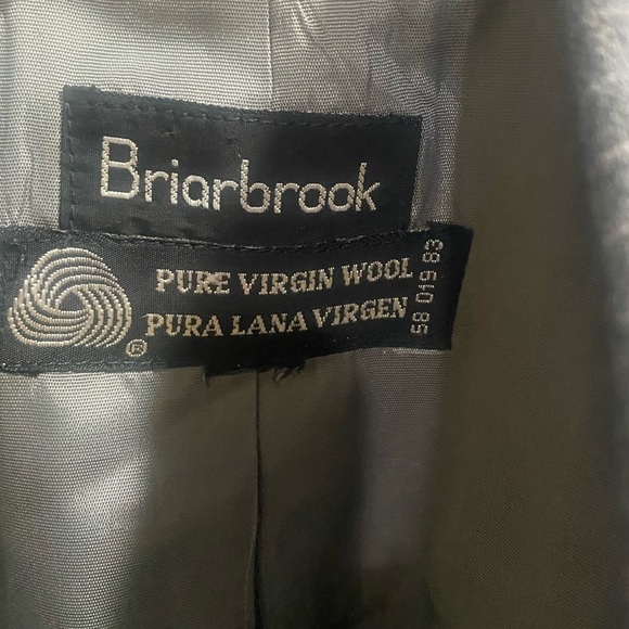 Briarbrook 100% Pure Virgin Wool Gray Blazer -size 8 - Picture 8 of 9